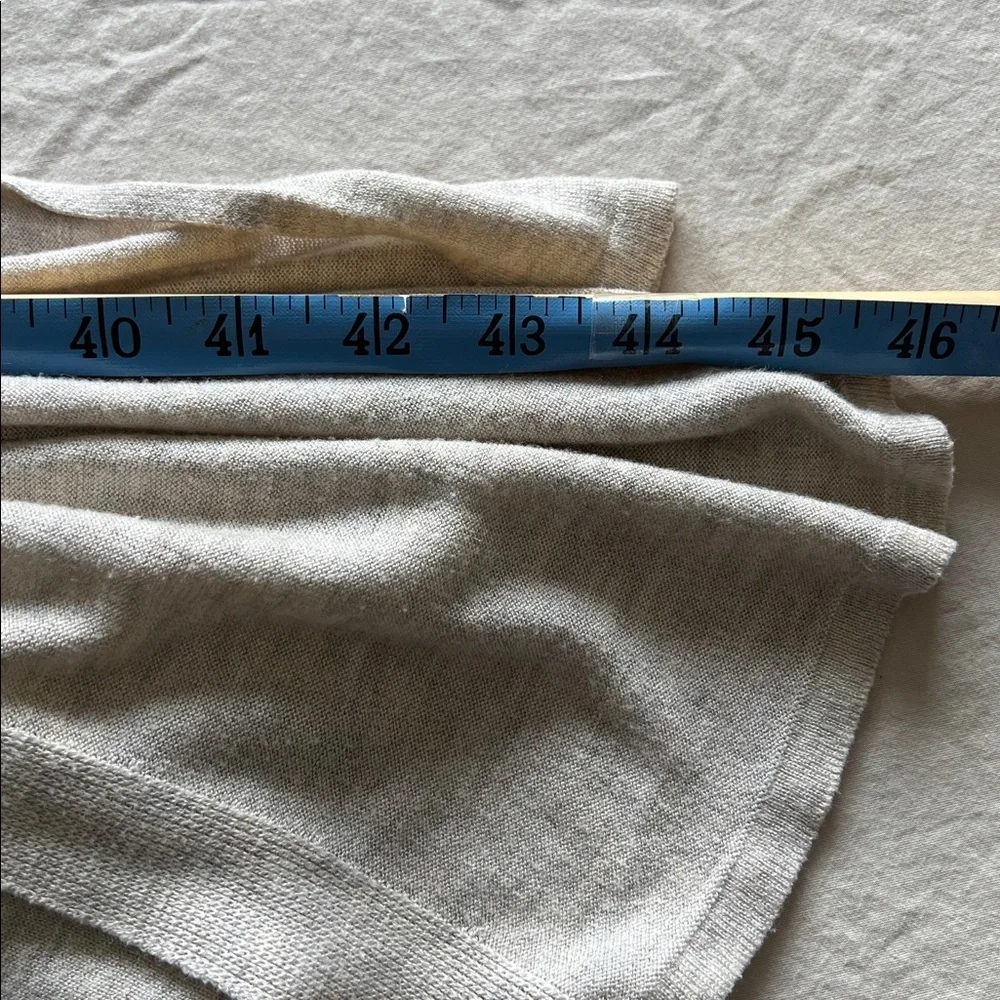 Long open tan cardigan with drop in pockets xs - Picture 8 of 8